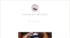 Desktop Screenshot of kickingoffmyheels.com