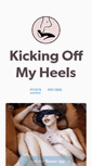 Mobile Screenshot of kickingoffmyheels.com